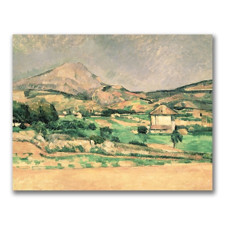 Paul Cezanne 'Montagne Sainte-Victoire 1882-85' Ca,35x47